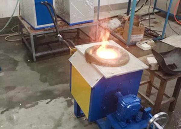 Fornalha de derretimento de cobre de aço da indução da frequência média do ferro 35KW