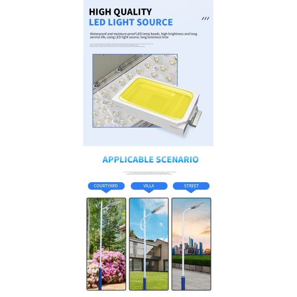 30w 40w 60w 50 Watt AC Led Street Light Fixture Die Cast Aluminum 63Cm