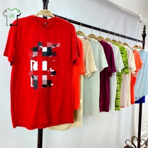 Casual Luxury Pre Loved Brand Clothes Second Hand Women's T Shirt Mixed Coulor