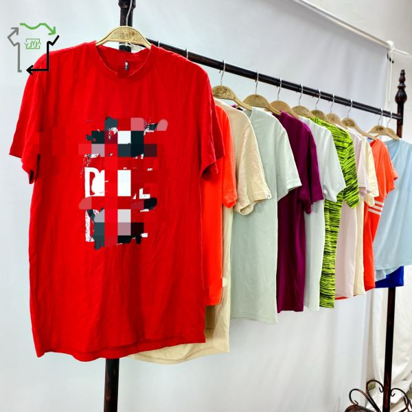 Casual Luxury Pre Loved Brand Clothes Second Hand Women's T Shirt Mixed Coulor