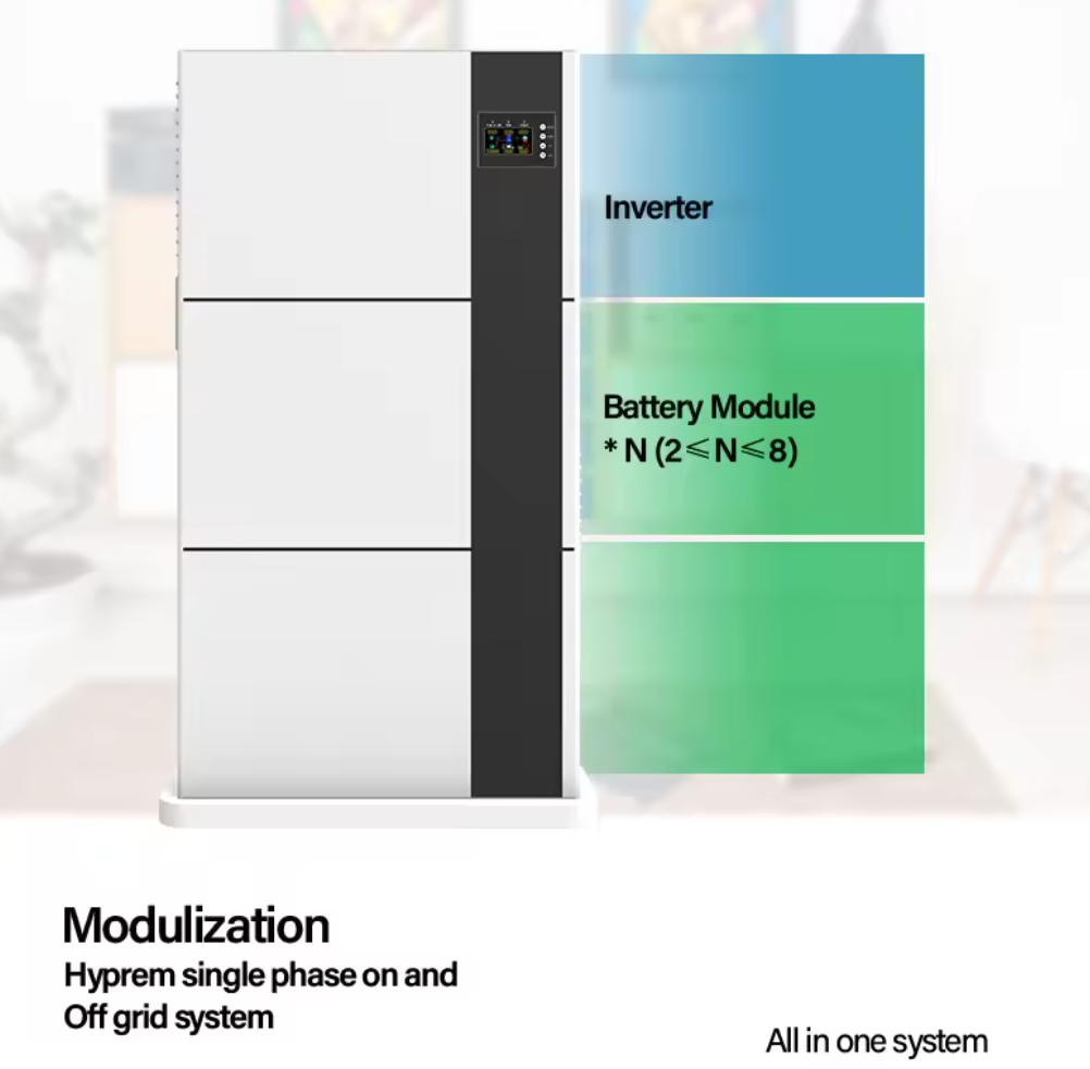 Household Power Supply 10Kwh 20Kwh 30Kwh With Inverter AC/DC Outputs Solar System With Lifepo4 Lithium Batteries