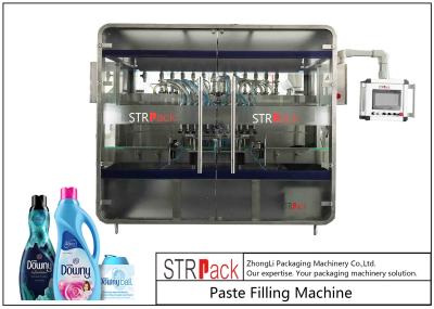 PLC Inline máquina de enchimento da pomada de 8 cabeças para o gel do champô/chuveiro/emoliente da tela