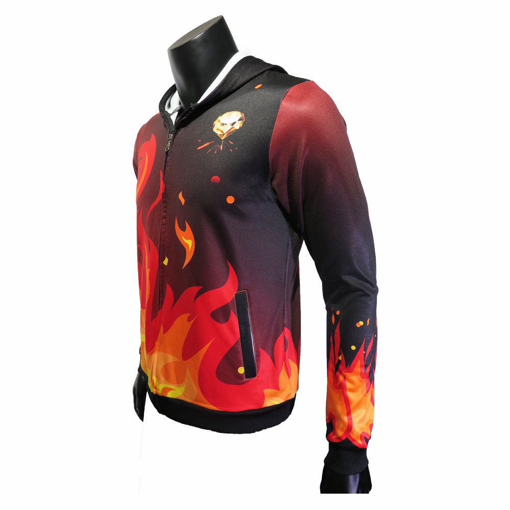 Куртка красных/черноты с капюшоном спорт/термальная куртка Хоодие на осень весны