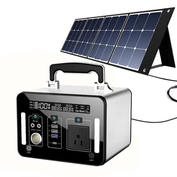 Waterproof 100 Watt Portable Solar Panel Foldable For Power Station