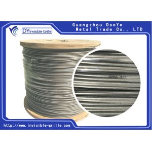 Provide Safety Solution Customers Families Invisible Grilles Stainless Steel Wire