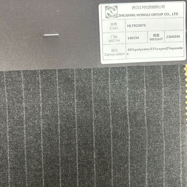 for Zara of Polyester Rayon Spandex Yarn Dyed Fabric