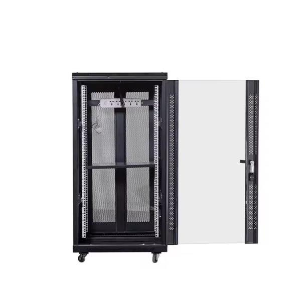 800*800*1200mm 22U Standard 19 Inch Data Center Server Rack with 2.0mm Installation Beam