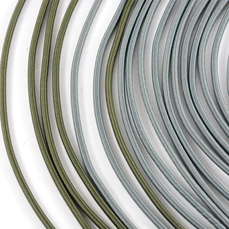 3mm Diameter High Strength Black Elastic Bungee Cord Rope for Heavy-duty Applications