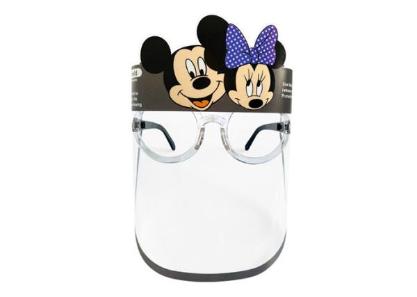 PC Polycarbonate Moveable Face Shield With Spectacle Frame For Kids Glasses