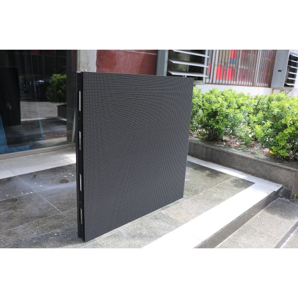 Высокий уровень P10.42 Внешний светодиодный рекламный щит SMD2727 Алюминиевый шкаф Переднее и заднее обслуживание