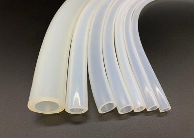 Tubulação de borracha macia translúcida curada platina do silicone claro para o uso industrial