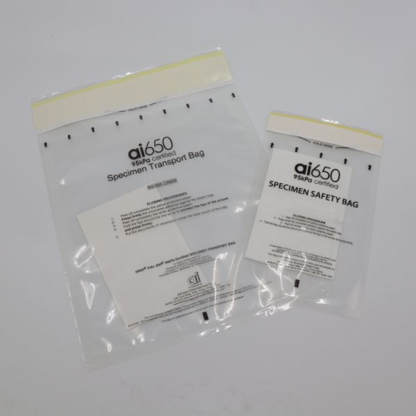 Sac de sécurité personnalisé pour échantillons 50 pièces par boîte Matériaux recyclables