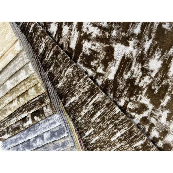 450GSM cut pile jacquard velvet sofa fabric