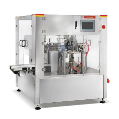 Rotary Vacuum Bag 50 Bpm Premade Pouch Packing Machine