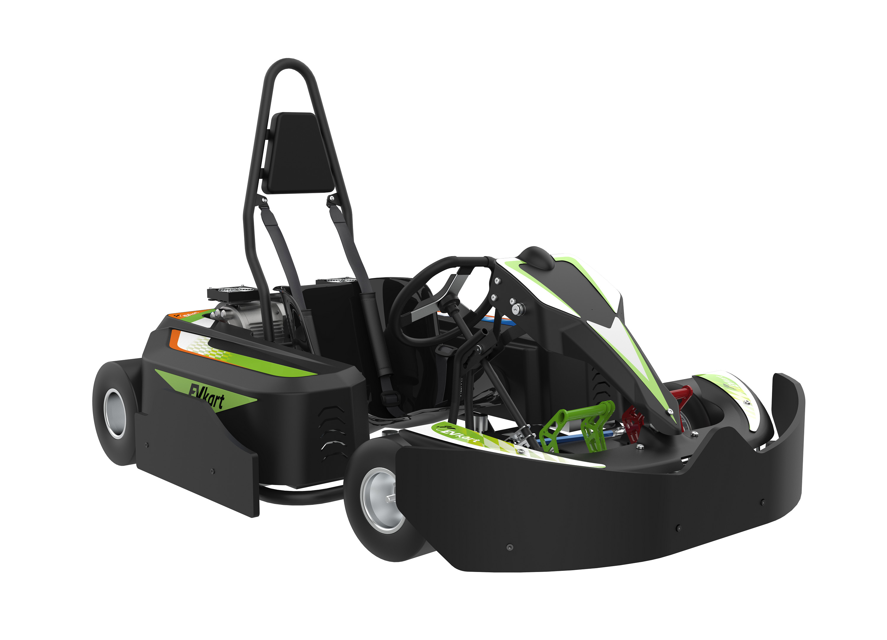 Дистанционное управление зацепляет электрическое идет зазор местности Kart на открытом воздухе 43mm
