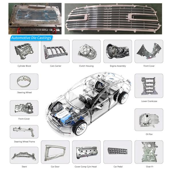 Custom Logo Automotive Plastic Injection Mold for Car Parts Injection Molding