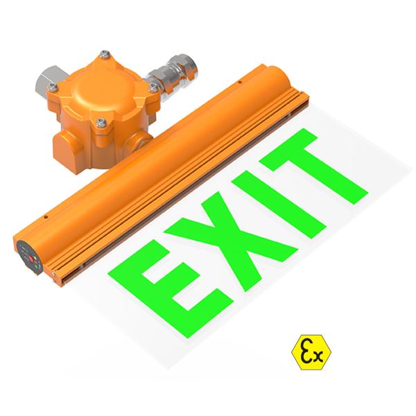 6W/0.5W Atex Emergency Lighting Explosion Proof Exit Light Maintained Type