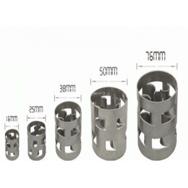 Metal Random Packing Large Surface Area Low Pressure Drop Corrosion Resistant