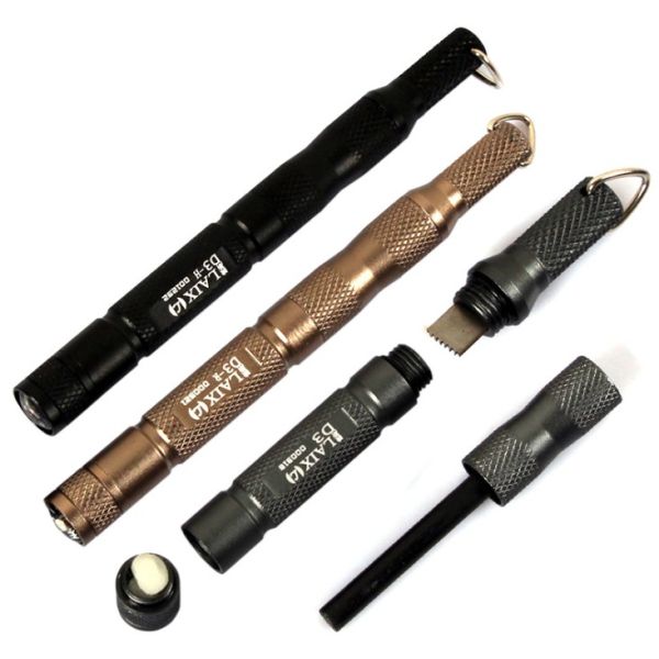 Multi-functional tactical pen tungsten steel defense pen and knife outdoor defense pen