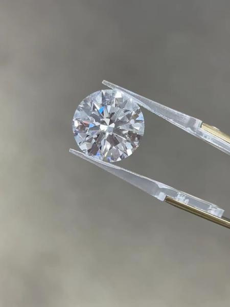 5+Ct Laboratório Criado Diamantes Brancos Redondo Corte Brilhante Certificado IGI CVD Diamantes Sintéticos