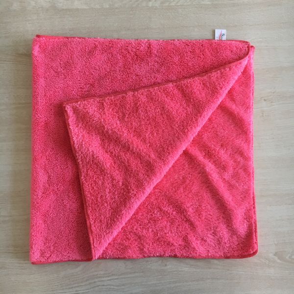 high weight coral fleece  two sides brushed absorbing square towels