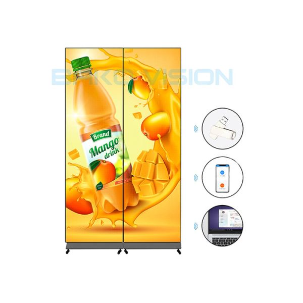 1000 Nits Digital Advertising Display Screens , P2.5 HD Movie Poster Display