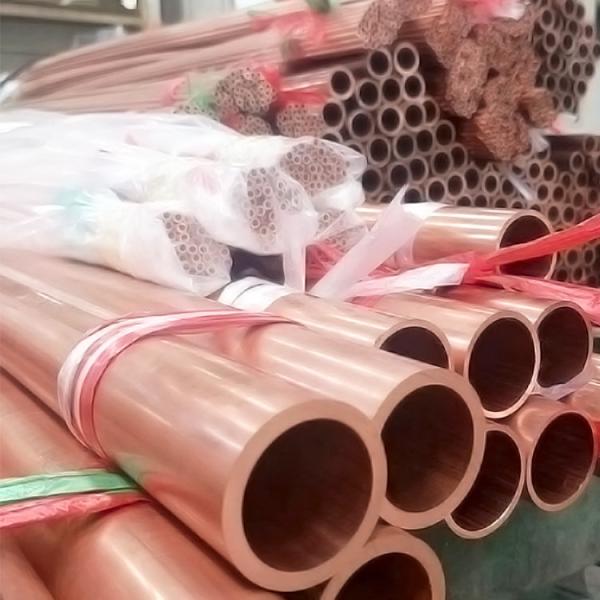 Round Seamless Pipe Copper Tube 100mm Straight High Temperature