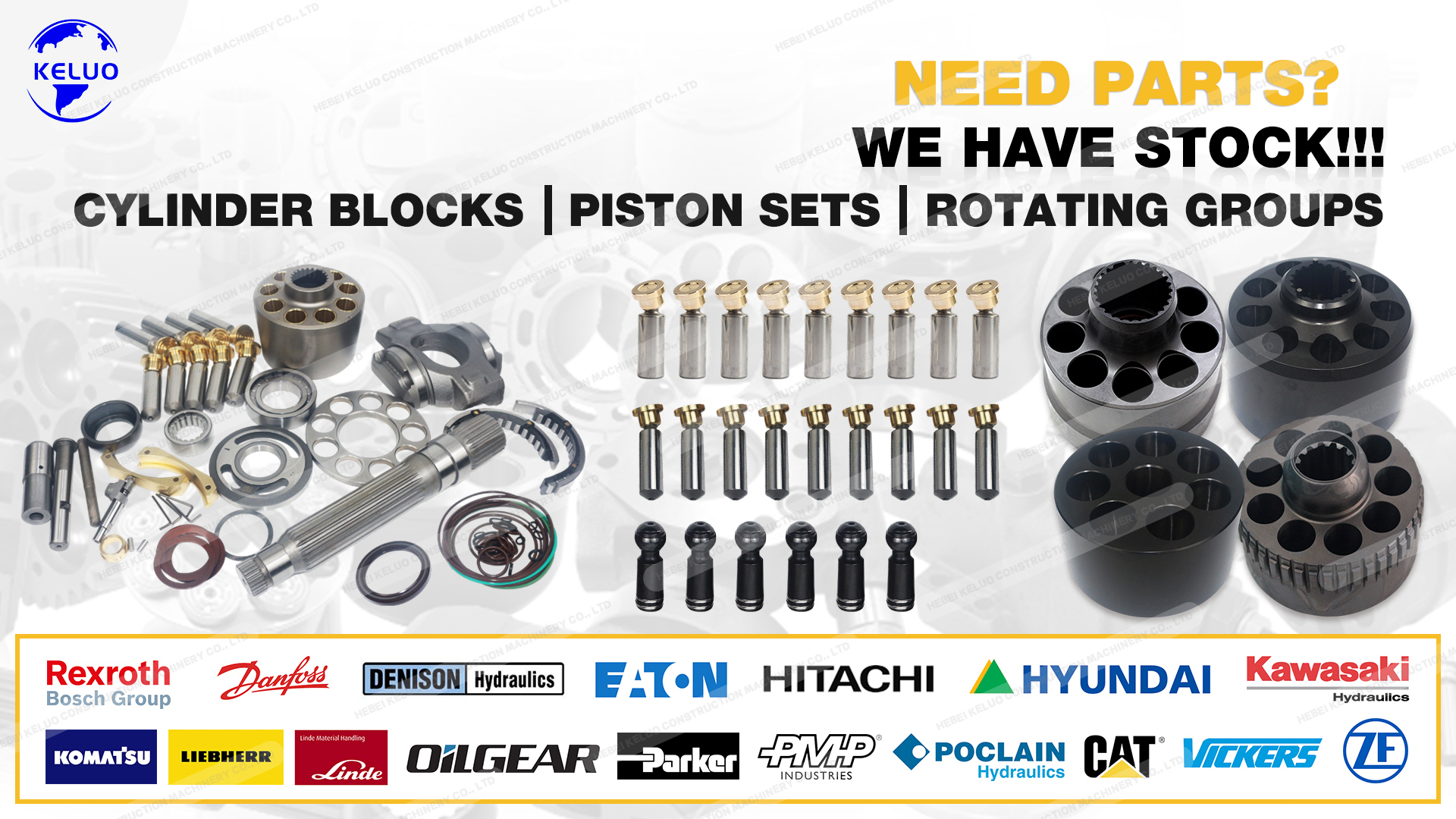 Axial Piston Main Pump Kawasaki K5V160 K5V160DTH-OE Tandem Type Double Pump