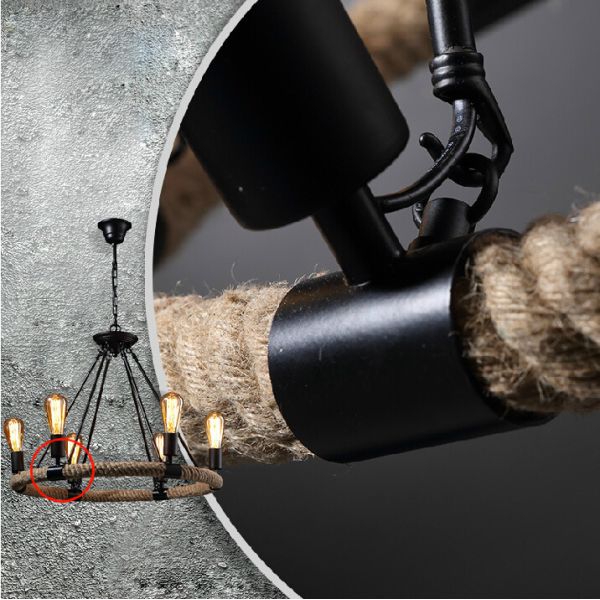 Свет анти- веревочки стиля корозии DIY американской винтажной привесной для спальни