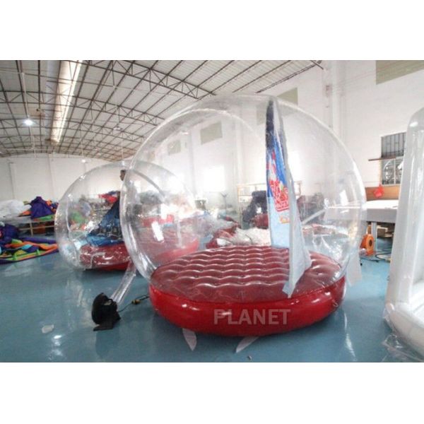 будочка фото глобуса снега 4M 5M раздувная отскакивая с воздуходувкой