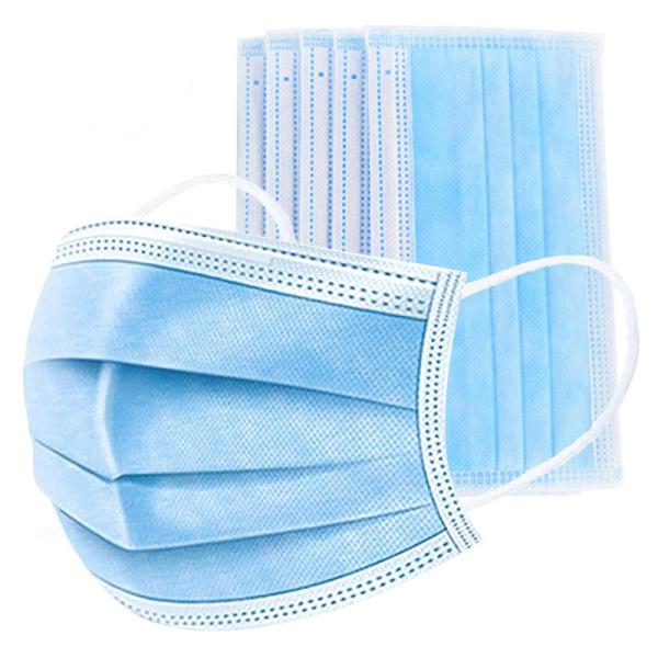 Healthy Blue Disposable Mask  , Disposable Face Mask High Elastic Earband Anti Virus