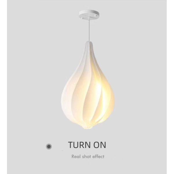 Nordique Danois Bouquet de fleurs pendentif goutte à goutte Lumière minimaliste PVC Hôtel Restaurant Chambre Bar