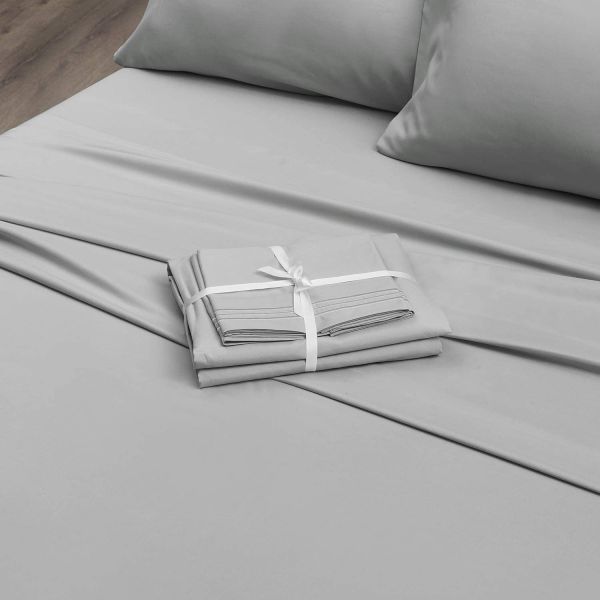 Microfiber Embroidered Sheets Set for 16