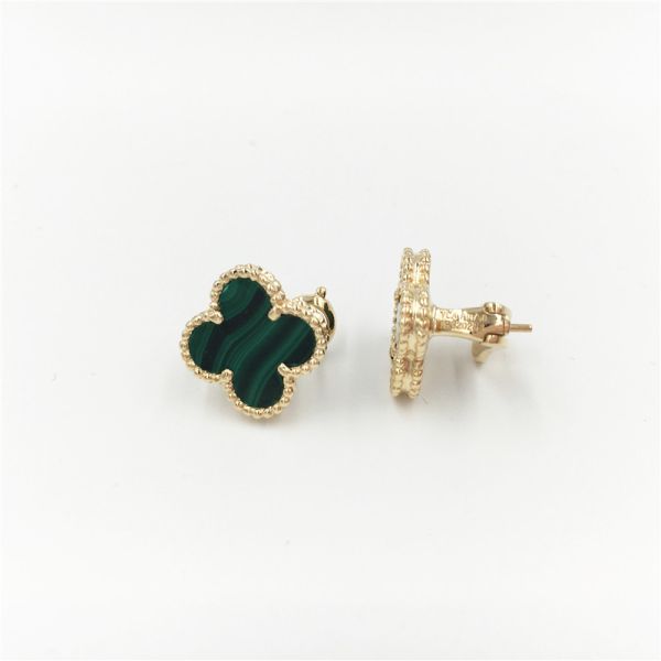 Van Cleef & Arpels Vintage Alhambra earrings in 18K yellow gold from china jewelry factory