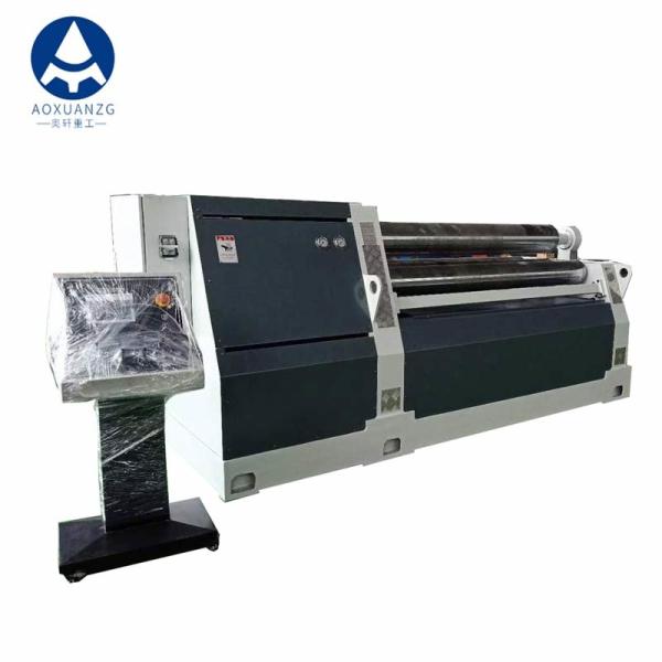 CNC Hydraulic 4 Roller Bending Machine W12-12×3000