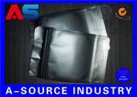 Matt Black Heat Seal Aluminum Foil Bags With Zip Lock / Mylar Sleeves aluminium foil ziplock bag