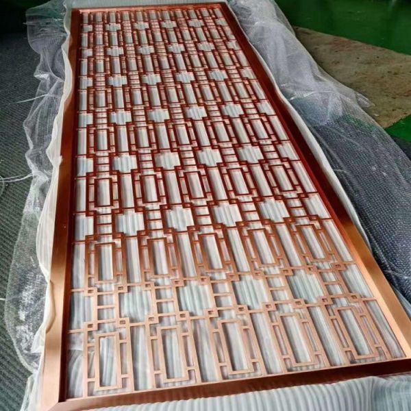 O laser cortou a parede decorativa Art Panel do metal decorativo do painel de parede perfurada