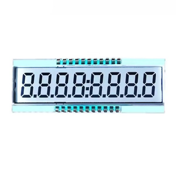 Wholesale 8 Blue Yellow Digit STN LCD Display From Chinese Manufacturer for Customized Products