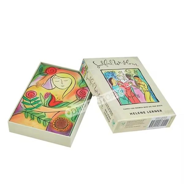 Children's Educational Card Games Custom Brand Table Playing Cards Storage Box
