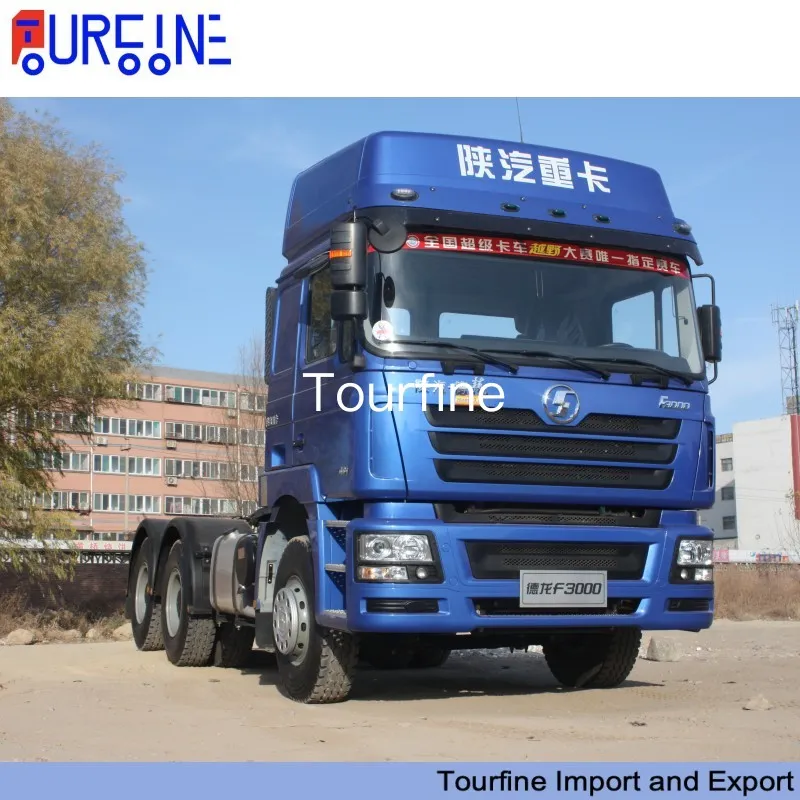 380HP Shacman F3000 6x4 Tractor Head Truck For Heavy duty Logistics Container Transportation