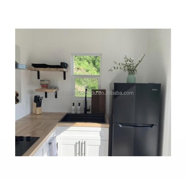 50/75/100mm Panel Sandwich de onda Pared Diseño personalizable 40 pies Casa de contenedores de envío modificada para vivir o vacacionar