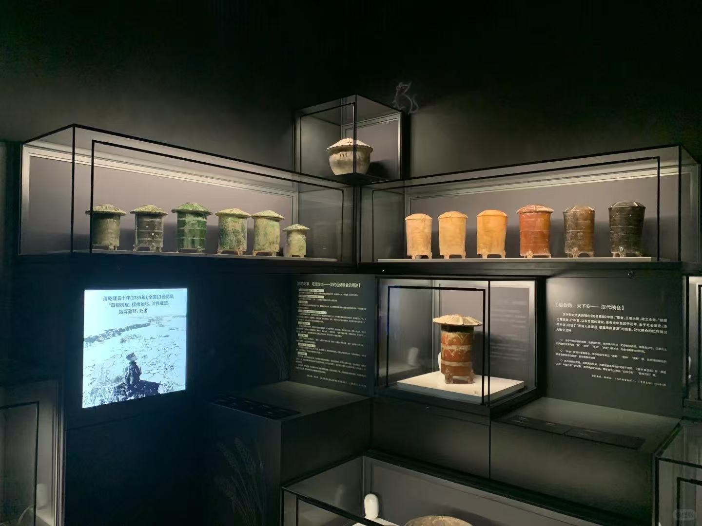Baking Paint Museum Standard Display Cases Customization Museum Glass Cabinets