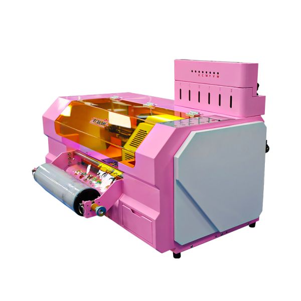 FCOLOR UV DTF Printer Crystal Label UV Color White Double-Sided Small Printer Roll Logo UV Label Glossy