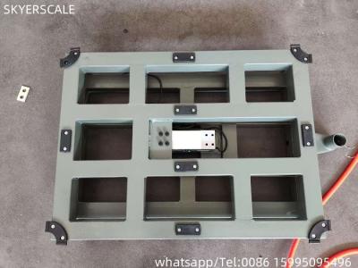 60x60cm 300kg Portable Bench Scale Weigh Carbon Steel Platform Scale