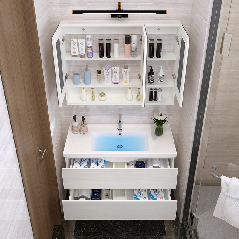 Directly Sale Modern Style Waterproof Bathroom Vanity with Sink Waterproof and Modern