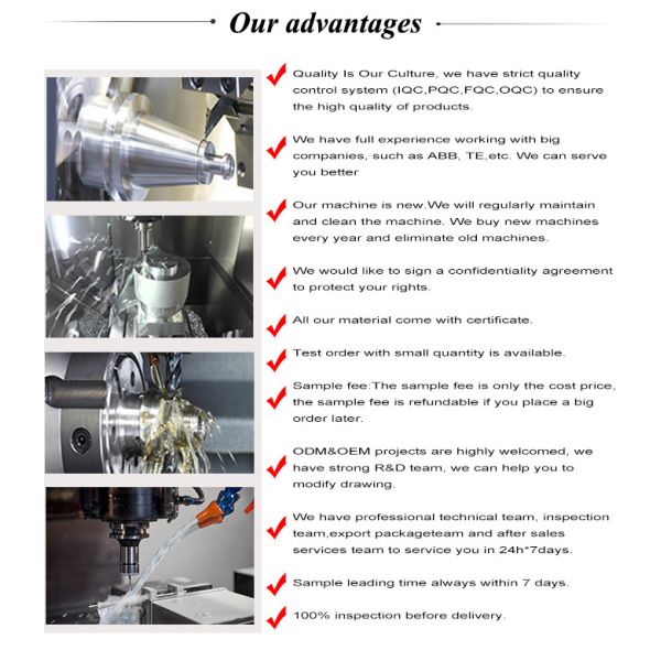 Turning Custom Metal Forging Machinery with CNC Stainless Steel Parts Service Machine