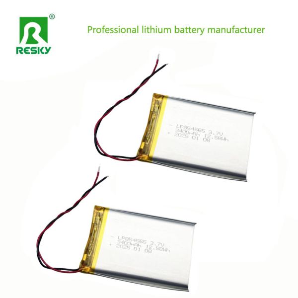Lithium Polymer Battery Cell 3400mAh 3.7V Pouch Lipo Li-Polymer Batteries