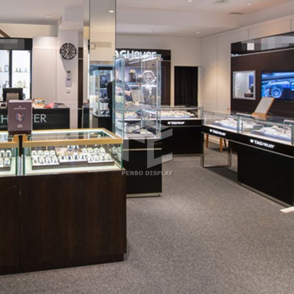 Vidro moderado 10mm de vidro da vitrina da bancada da loja do relógio do ODM