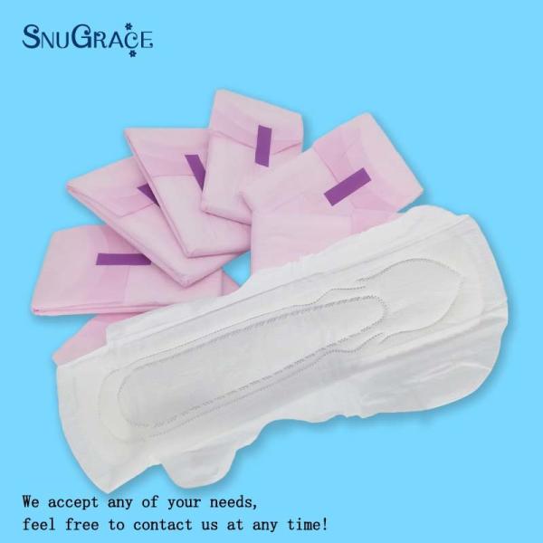 Disponível estilo SnuGrace Serviços sanitários Alta absorção para controle do fluxo menstrual