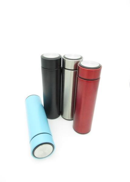 Logo Customized Double Wall Vacuum Flask Bullet Head Thermal Mug Tumbler 500ml